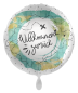 Preview: Folienballon - Willkommen zurück, Welt - ø 43cm